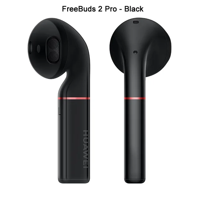 Новые HUAWEI FreeBuds 2 Pro TWS Bluetooth 5,0 Беспроводные наушники с микрофоном Музыка сенсорная Водонепроницаемая гарнитура - Цвет: Черный