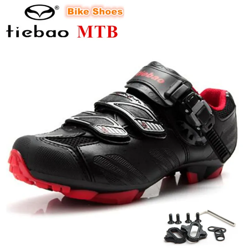shoes add cleat Tiebao велосипедная обувь sapatilha ciclismo MTB Racing zapatillas deportivas mujer велосипедная горная обувь мужские кроссовки женские - Цвет: shoes add cleat