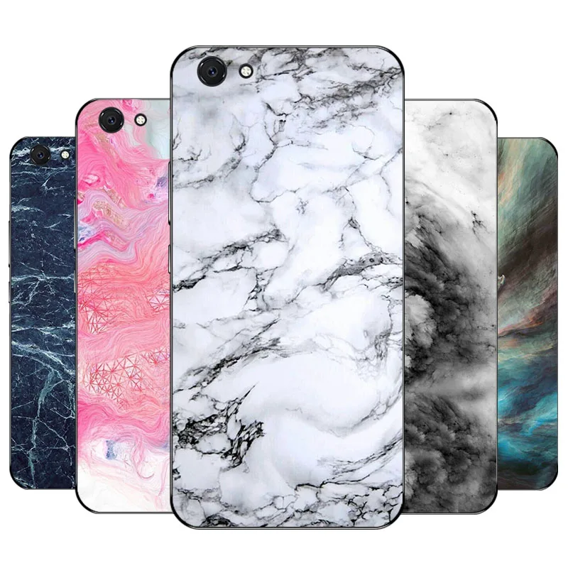 Colorful Stone Phone Case For Vivo Y53 Y53A Cases Granite Marble Pattern Soft Silicone TPU Back Cover Y53L Fundas |
