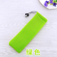 CBRL100pcs/лот сетчатый мешок с кулиской Сетчатая Сумка для ювелирных изделий сетка Сумочка для подарков Пользовательский логотип для подарка туалетных телефонов ювелирные изделия