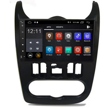 

2019 4G LTE Modem android 10 8 core 9" Radio Android Car GPS for Renault Logan I Sandero Lada Lergus Dacia Duster black silver