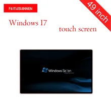 49 дюймов Full HD Интерактивная реклама ЖК-экран дисплей Крытый цифровой рекламный киоск