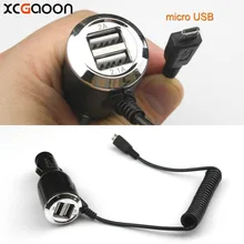 XCGaoon micro USB 5V 2A Car Charger Adapter with 2 USB Port for SAMSUNG S6 S5