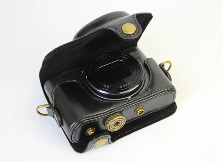Портативный из искусственной кожи чехол для камеры Canon SX740 SX740HS SX720HS SX720 SX730HS SX730 сумка с плечевым ремнем