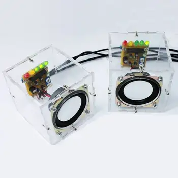 

New High Quality Individuality Mini Speakers Computer Small Transparent Speaker DIY Production For Gift
