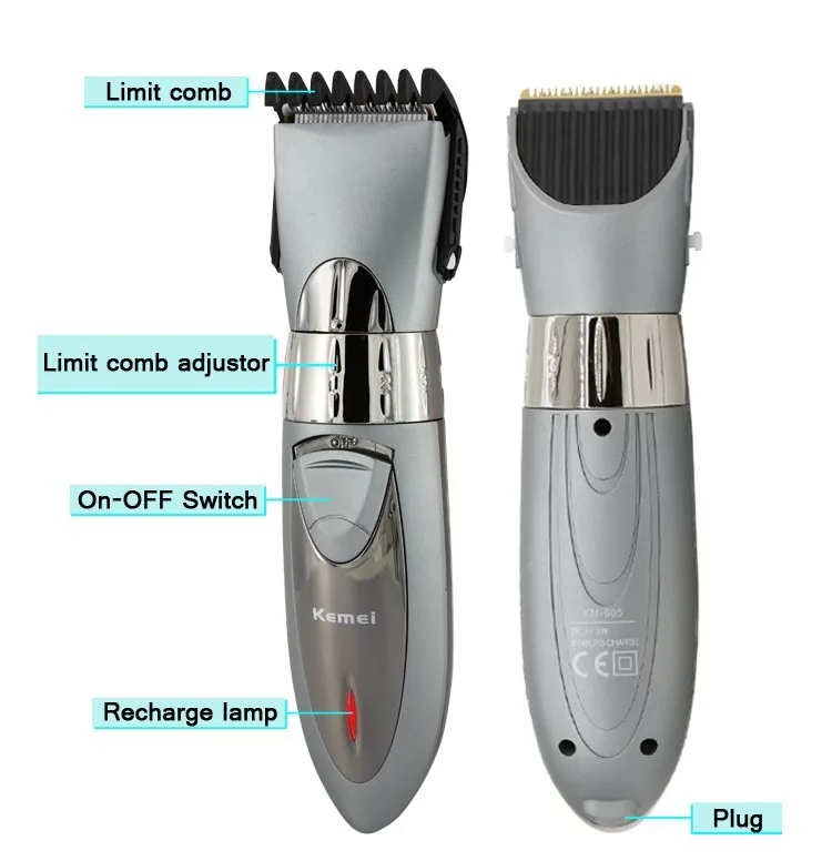 Hair Clipper Hair Trimmer Electric Waterproof Shaving Machine Cutting Beard