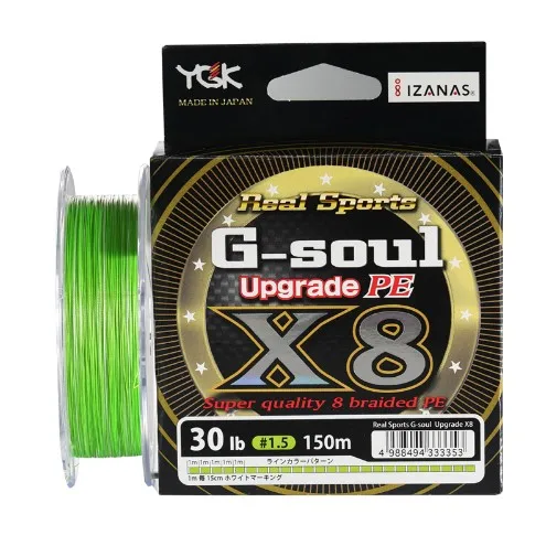 

HOT SALE YGK G-SOUL X8 upgrade PE 8 Braid Fishing line 150M 200M made in Japan