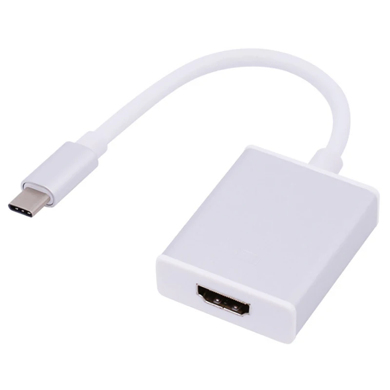 

USB Type-C to HDMI Adapter Type C 3.1 Male to HDMI Female Cable Adapter Converter for New MacBook Chrome book DELL