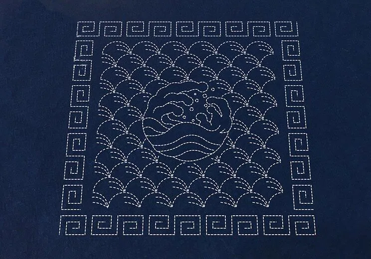 Круглый Стиль Прозрачный Sashiko акриловый шаблон, DIY подставки вышивка шаблон Sashiko аксессуар инструмент плесень S0287L
