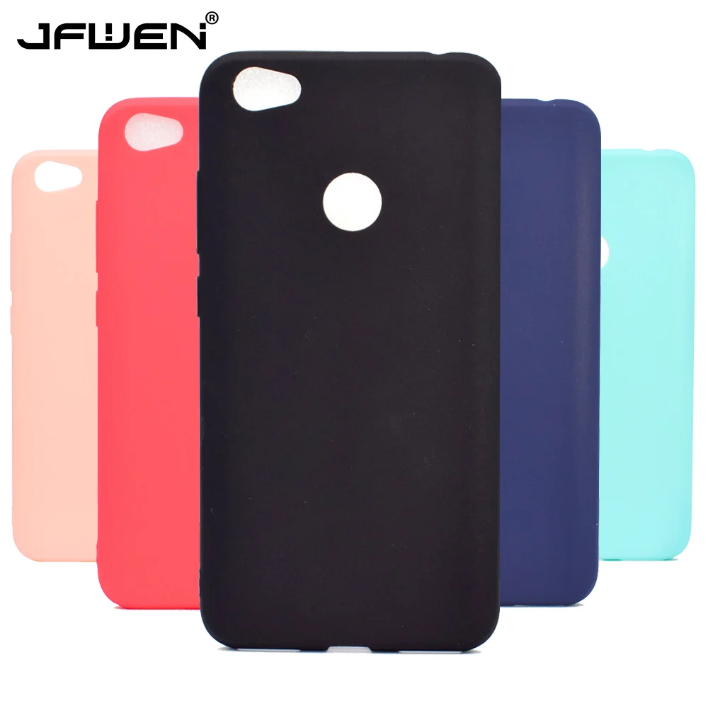 JFWEN Candy TPU Phone Cases For Xiaomi Note 5 Pro Case Silicone Cover For Xiaomi Redmi Note 5A Case For Xiaomi Redmi 5 Plus Case