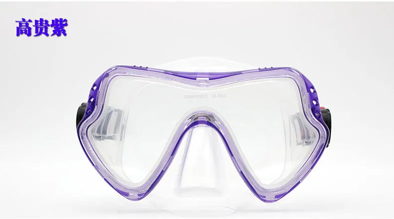C313 Профессиональный большое поле зрения дайвинг очки для взрослых Анти-туман Силиконовая маска для дайвинга подводное плавание зеркало