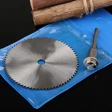 60mm Steel Circular Saw Rotary Tools HSS Blade Cutter Abrasive accessories Cutting Wheel Cut Off Disc Mandrel for Wood Cutter