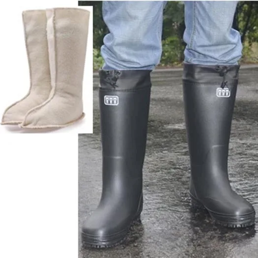 Cheap Rubber Fishing Boots Men Non Slip Rainboots Plus Size Pvc Tall