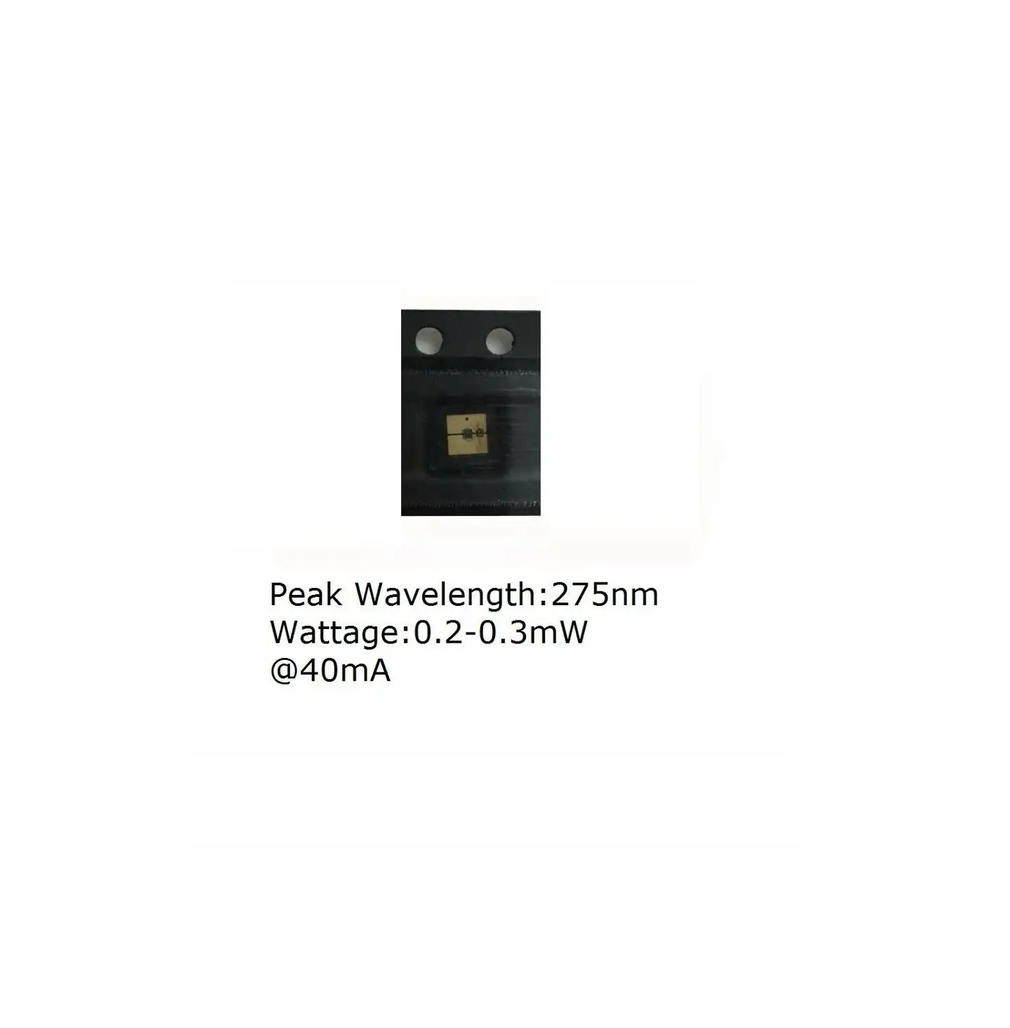 5 шт. УФ светодиодный Диод 275nm UVC SMD 3535 270nm 285nm Чип Ультрафиолетовый светильник