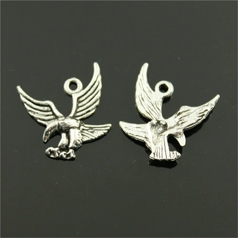 Buy 10pcs Charm Eagle Bird Eagle Bird Pendant Charms For Jewelry Making Antique