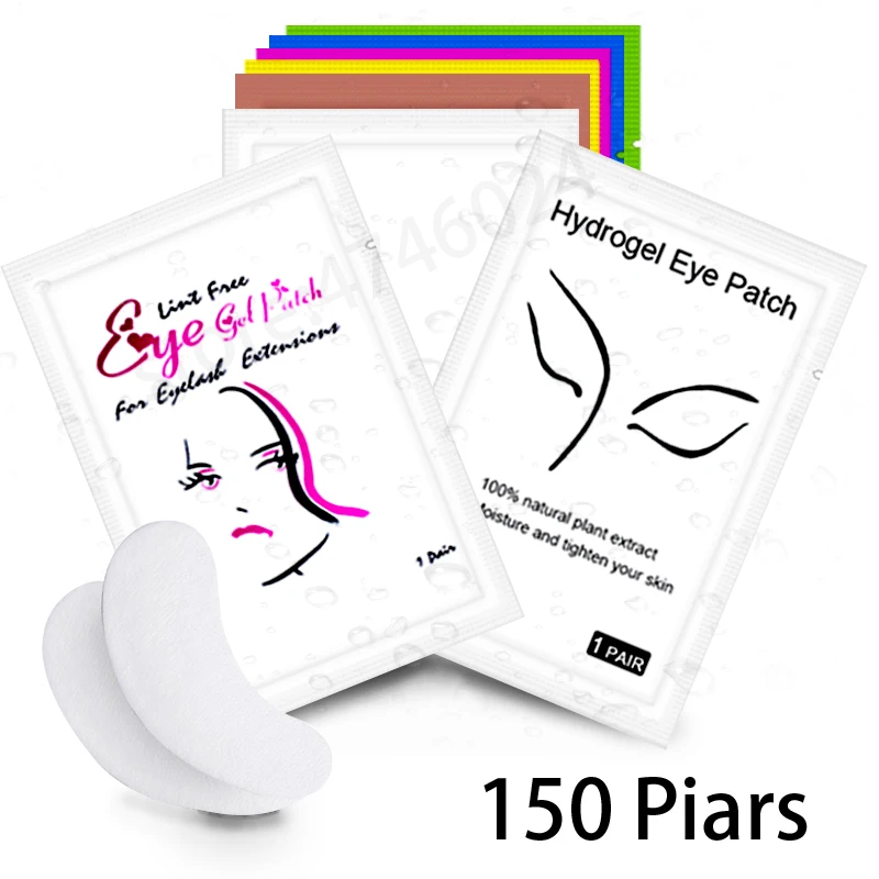 

150Pairs Pads Cilios Paper Patches for Eyelash Extension Lint Free Eye Tips Sticker Wraps Eyelashes Make Up Tools Eye Under Pads