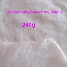 150 см ширина Высокое качество 90% бамбуковый Велюр ткань babmoo материал ткань из натурального волокна 3 м/лот