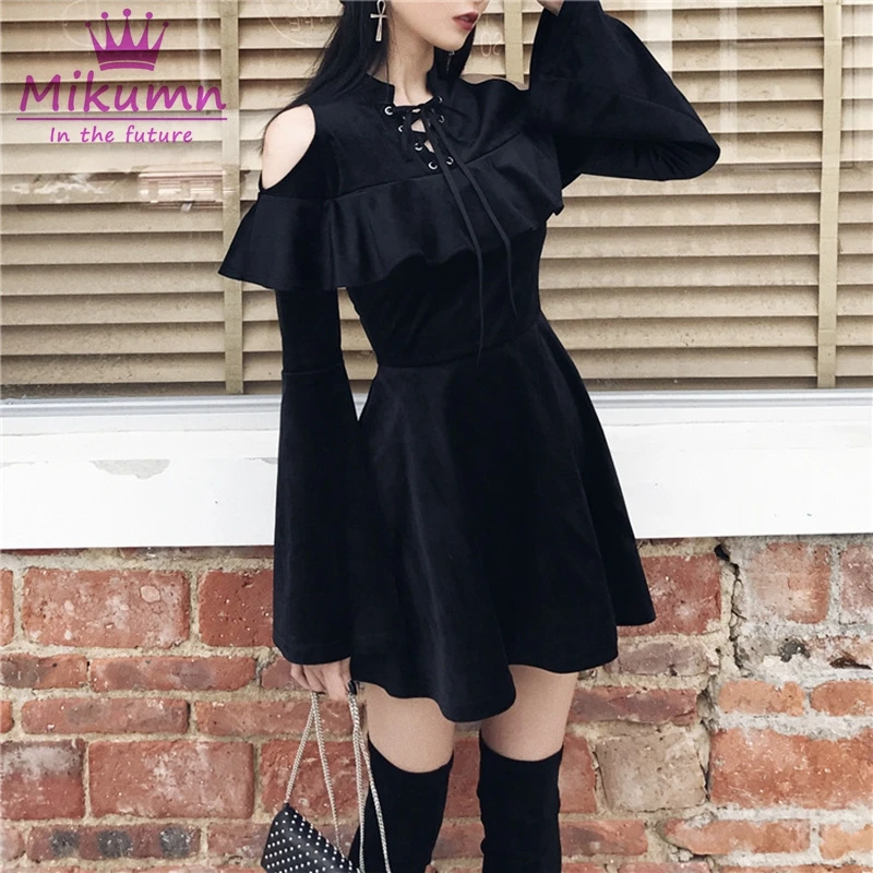 black short dress for girls