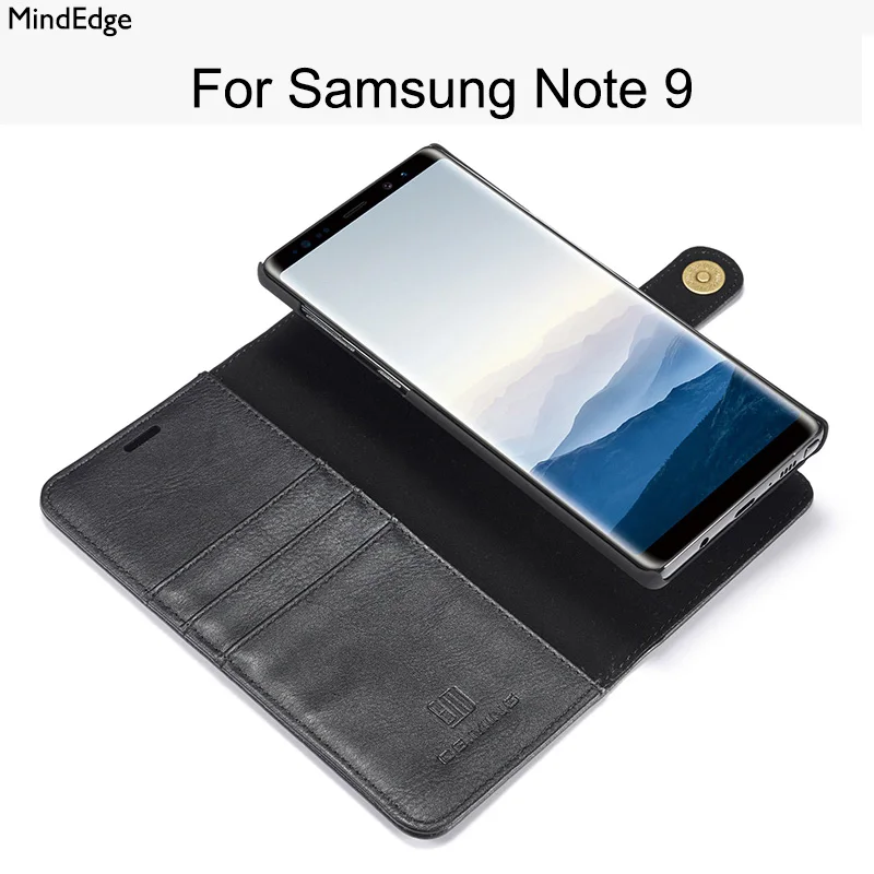 

2 in 1 Detachable Magnetic Flip Leather Case for Samsung Galaxy Note 9 Case Luxury Flip Stand Cover for Samsung Note 9 Fundas