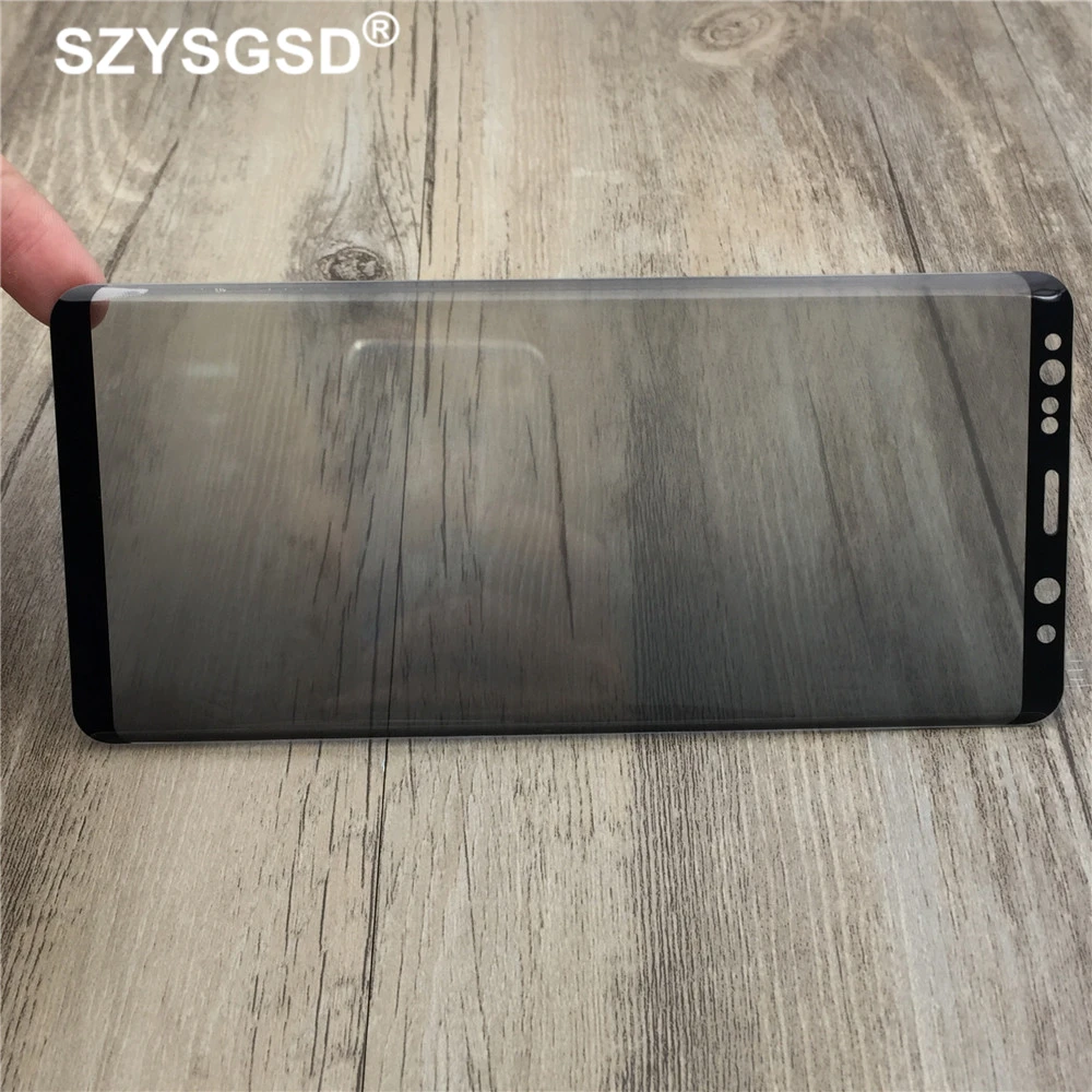 SZYSGSD Anti Privacy Tempered Glass 3D Screen Protector for Samsung Galaxy Note 8 Privacy