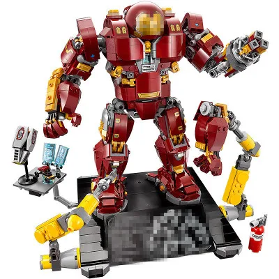 

Super Genuine Hero Series Iron Man Anti Hulk Mech Set Kid Toy Building Bricks Blocks Model Gifts compatible with Legoings