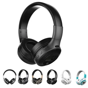 

Bluetooth 4.1 Wireless Stereo Headphone with Mic Headsets Micro-SD Card Slot FM Radio Earphone