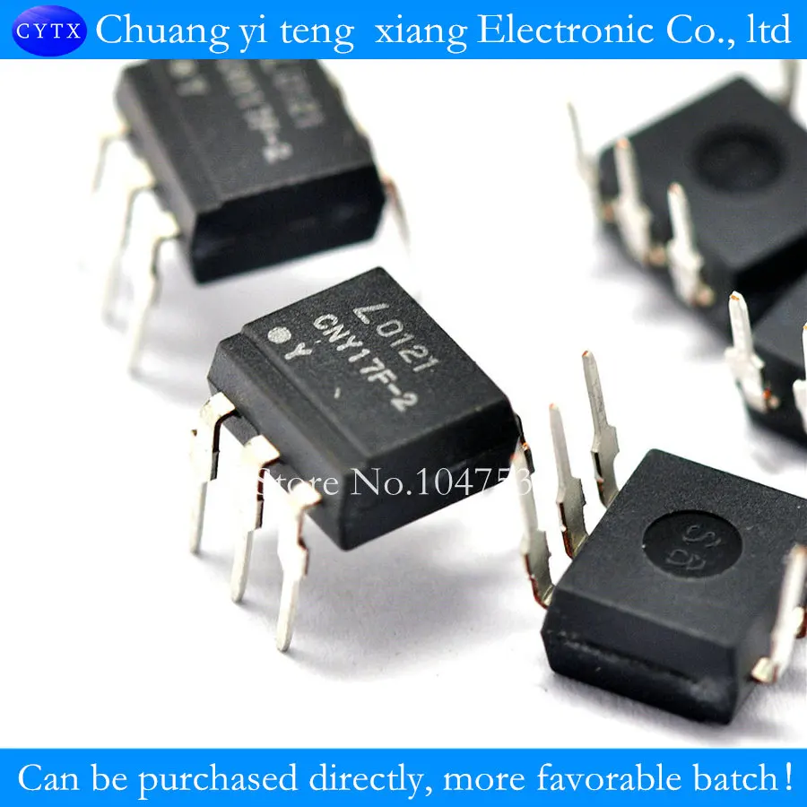 17 f 2 light coupling into cny DIP6 optoisolator photoelectric coupling