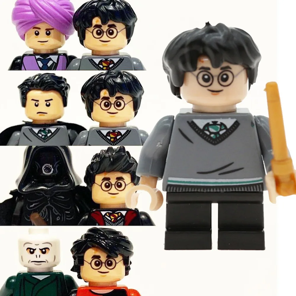 

HOT For legoings Harry Potter Hermione Granger Lord Voldemort Ron Draco Malfoy Building Blocks Bricks Toys figures