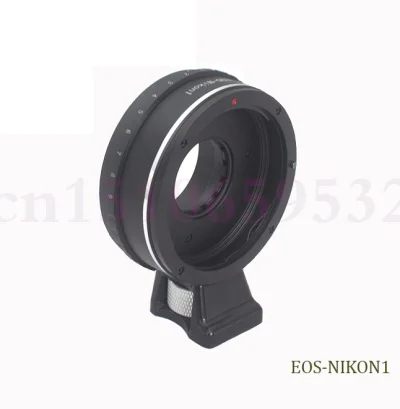 

Adjustable Aperture Mount Adapter Ring Suit For Canon EF Mount Lens To for Nikon 1 V1 V2 J1 J2 Camera Adapter + with Tripod
