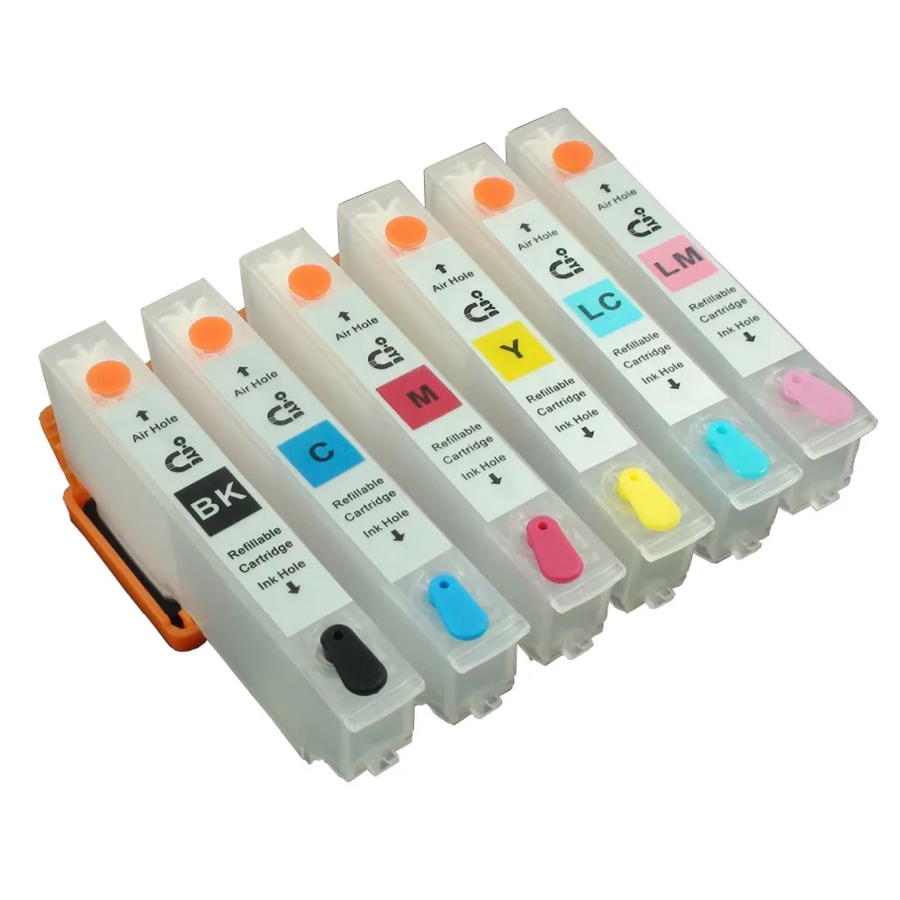 CEYE Refillable Ink Cartridges Kit For EPSON XP55 XP750 XP760 XP850 XP950 XP860 XP960 UK Europe