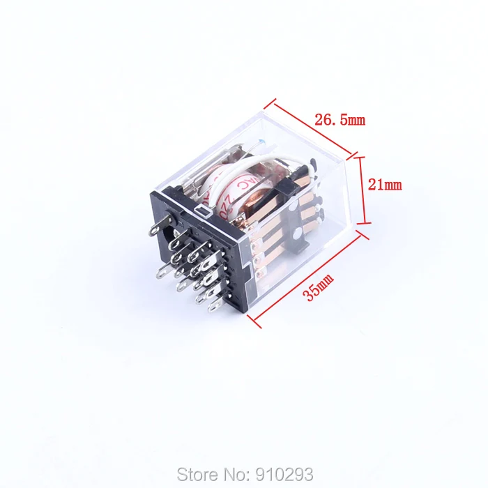 Реле питания JZX 22F (D)/4Z 3A 220VAC катушка напряжения с 14 контактами реле перегрузки
