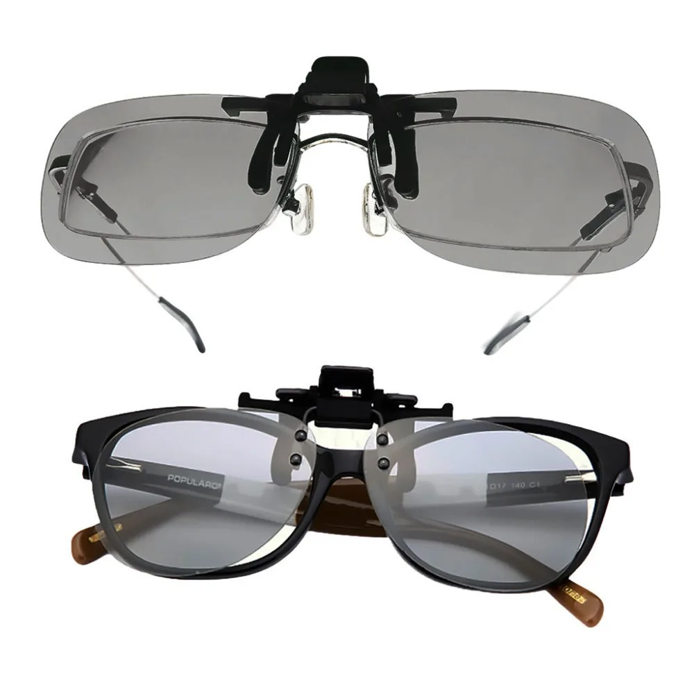 1 PC Clip On type Passive Circular Polarized 3D Glasses Clip for 3D TV Movie/Cinema-34#/CC