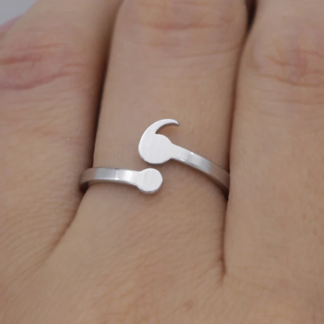 Semicolon Ring for Girl Adjustable Ring Mental Health Ring Inspirational Jewelry Semicolon Ring for Girl Adjustable Ring Mental Health Ring Inspirational Jewelry