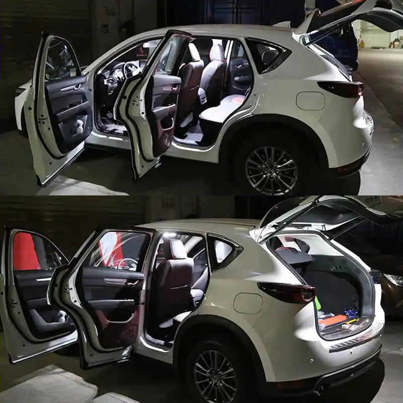 7 шт. ошибок авто светодиодный лампы автомобиля Подсветка салона комплект для чтения настольная лампа для внутреннего освещения для Mazda CX-5 CX5 CX 5 KF