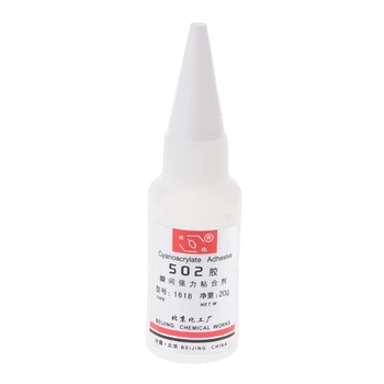 

Instant Quick Dry Adhesive Strong Bond Fast Leather Rubber Metal 502 Super Glue A816
