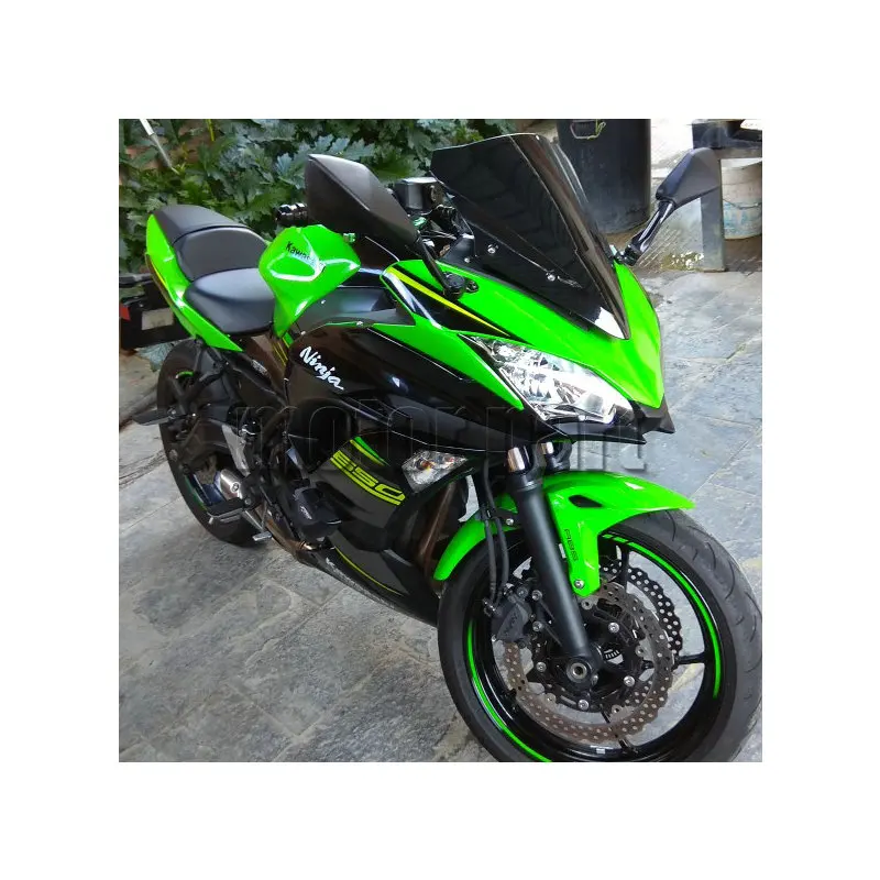 Для Kawasaki Ninja 650 ER-6F ER6F мотоцикл лобовое стекло ветровое стекло ветровой экран черный Иридий