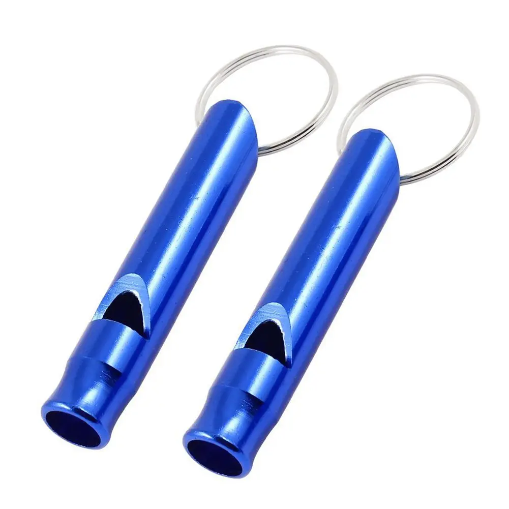 

Split Keyring Pet Dog Puppy Sounding Training Whistle, Blue, 2-Piece