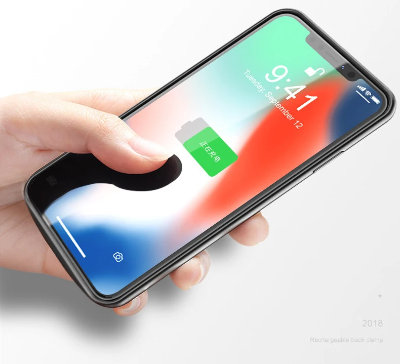 6000ма/ч чехол для батареи iPhone XS Max Силиконовый противоударный зарядного