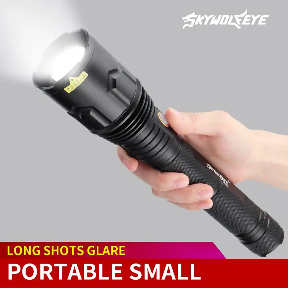 SKYWOLFEYE фонарик 26650/USB Перезаряжаемые Открытый 5 режимов Лампа для кемпинга