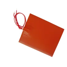 24 В 250X300 мм 350 Вт силиконовый нагреватель кровать с клеем и 100k Термистор для 3d принтера