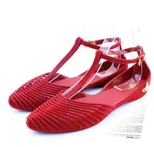 Fashion jelly shoes flat with hollow out shoes leisure breathable flat point Roman sandals, sexy comfortable red shoes