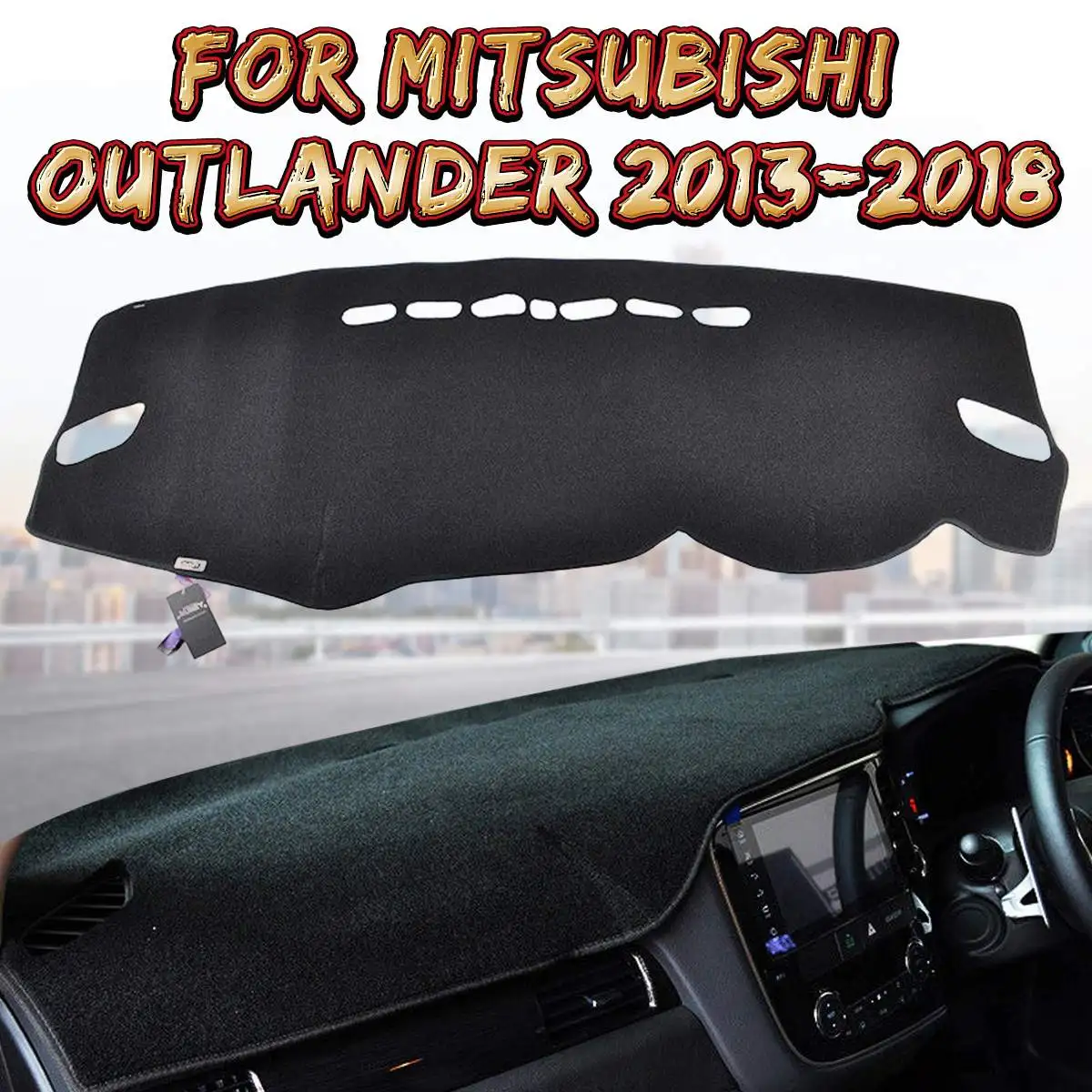 Автомобильный коврик для приборной панели Накладка для Mitsubishi Outlander 2013