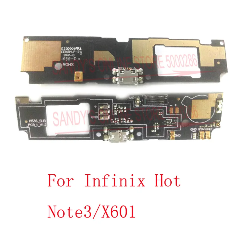 Зарядный USB-порт для зарядного устройства док-разъем гибкий кабель Infinix Hot Note3 Note 3