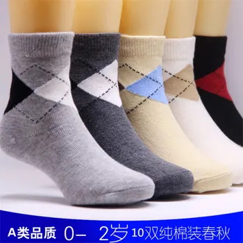 

20pcs=10pairs/lot Mix Colors Baby boys socs Kid Socks Slip-resistant Children Boy Socks 1-3 years