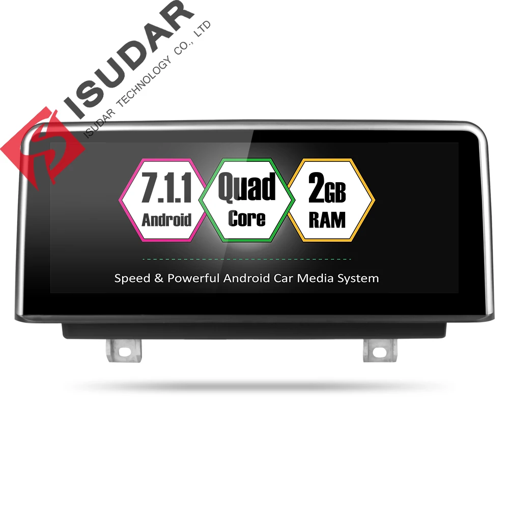 

Isudar Car Multimedia player 2 din android 7.1.1 10.25 Inch For BMW 3 Series F30/F31/F34 320 4 Series F32/F33/F36 NBT 32GB Rom