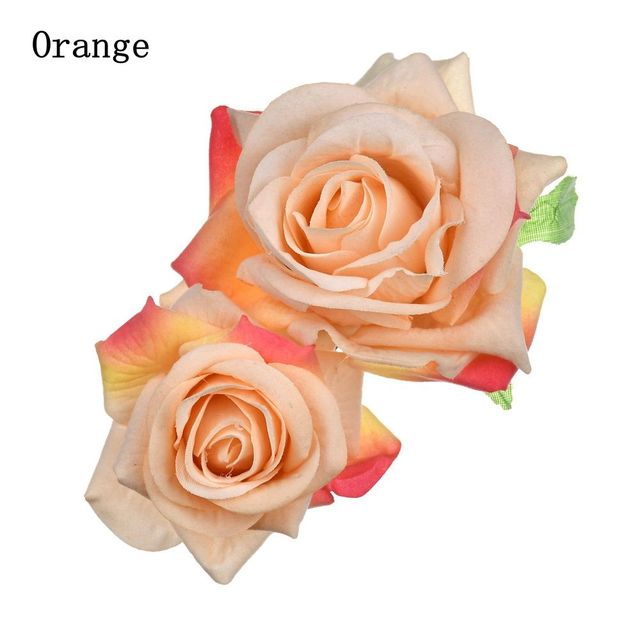 Bridal Flower Hair Clips Double Rose Hairpin Brooch Headwear Wedding Bridesmaid Party Women Hair Styling Tools Accessories