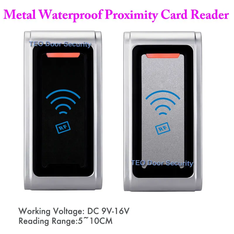 

RFID Readers Access Control Metal Weatherproof Access Control Reader IP68 WG26 WG34 Metal Shell outdoors applied RFID reader