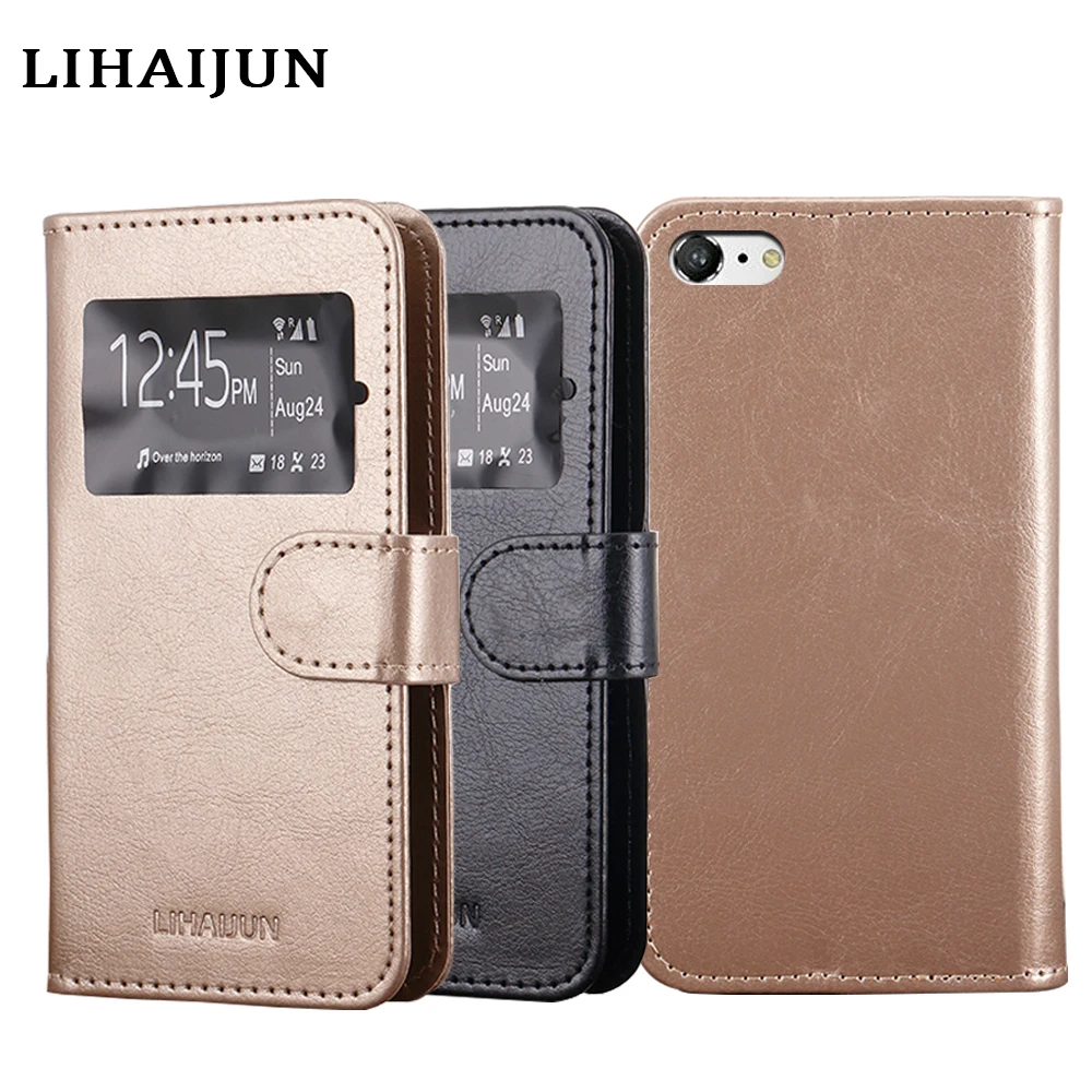 

Flip Cover PU Leather Case Window View Slim Phone Case Cover For Maze Alpha X