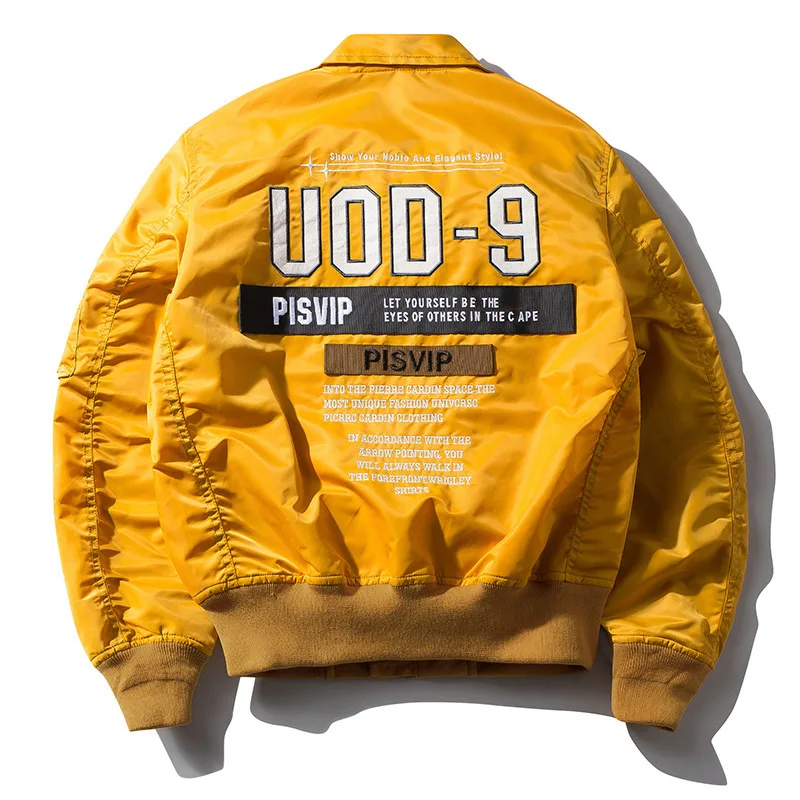 Militare Bomber Jacket Men Streetwear Army Tactical Jacket Cargo 2019 Fashion Letter Embroidery Baseball Jackets Men WY059