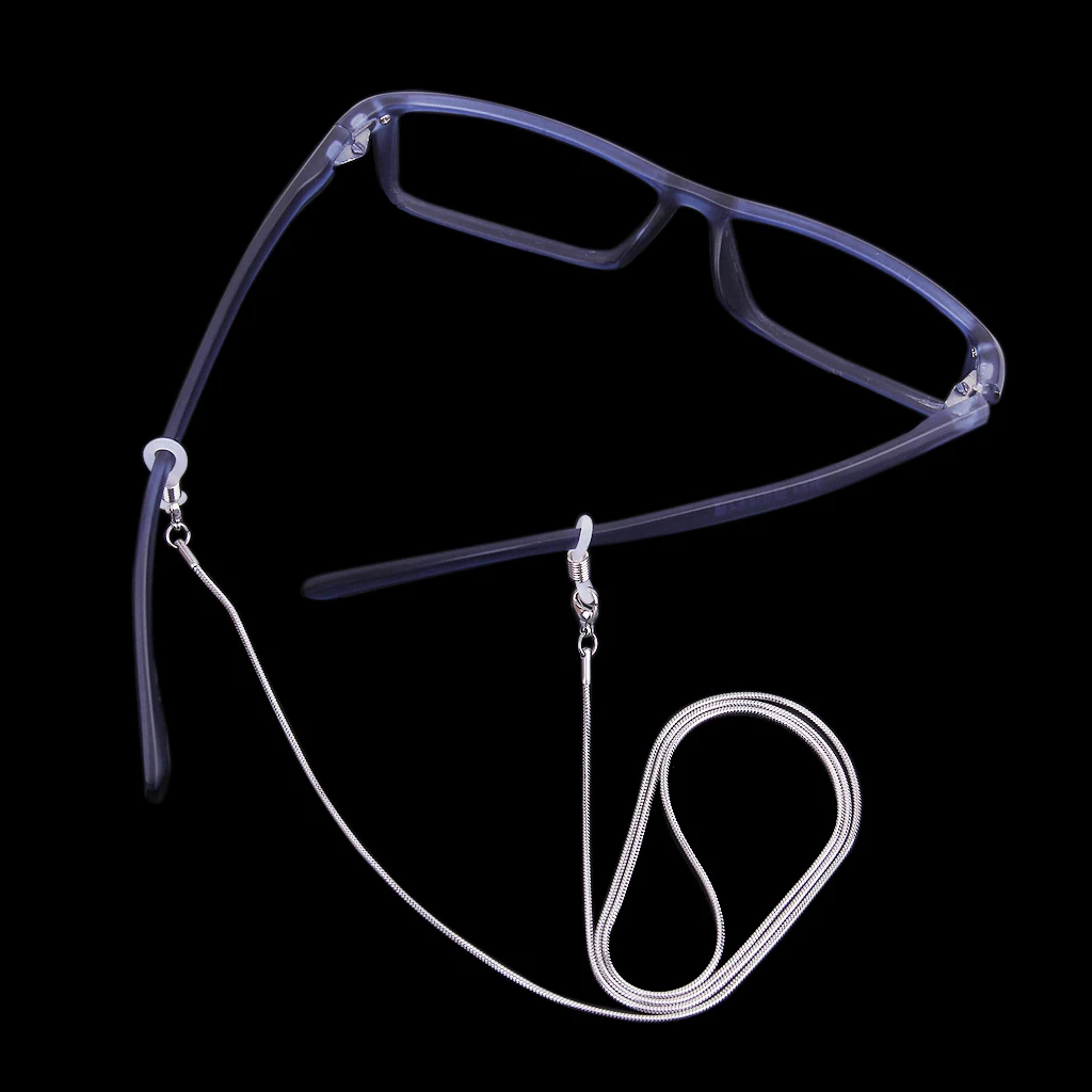 Stainless Steel Anti-Slip Eyeglasses Chains Rope Eyewear Neck Cord Landyard Retainer Prevent the Glasses Dropping